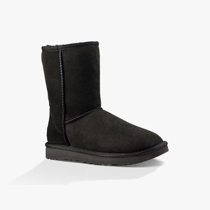 Ugg Classic Short II Klassiska Stövlar Dam Svarta (827049UXR)